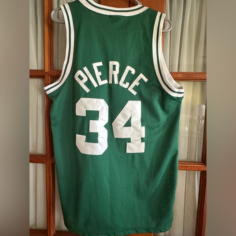 Paul Pierce Boston Celtics basketball jersey.